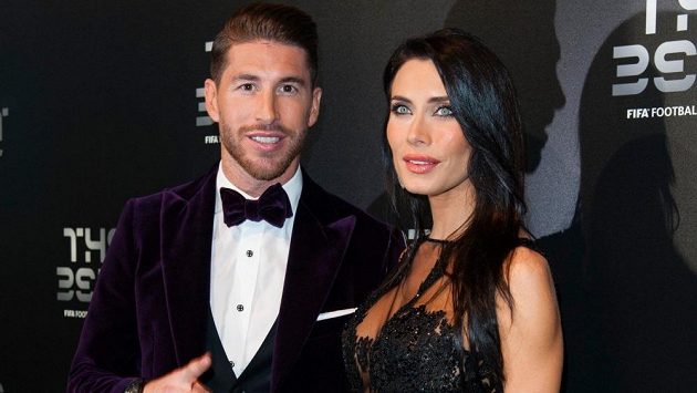 Sergio Ramos s partnerkou Pilar na předávání cen FIFA 2017. Sergio Ramos s partnerkou Pilar na předávání cen FIFA 2017.