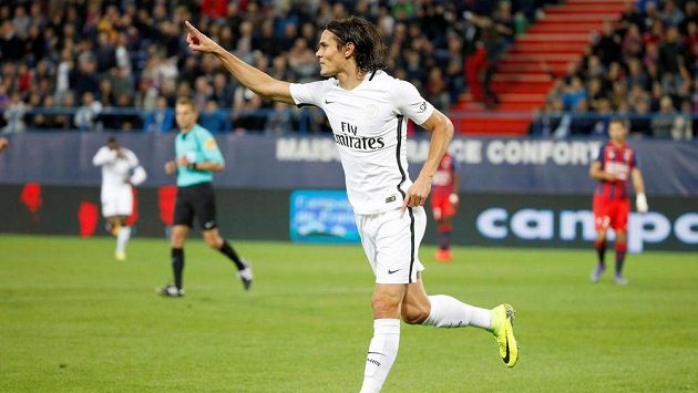 Édinson Cavani si proti Caen zastřílel Édinson Cavani si proti Caen zastřílel