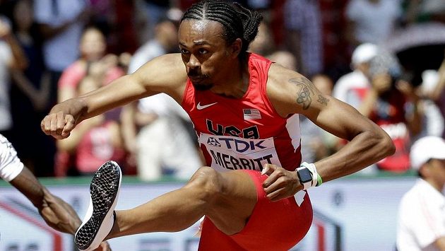 Aries Merritt při MS v Pekingu. Aries Merritt při MS v Pekingu.