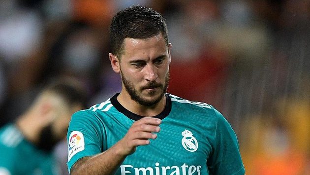 Eden Hazard z Realu Madrid v zápase proti Valencii Eden Hazard z Realu Madrid v zápase proti Valencii