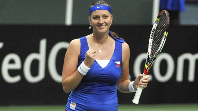 Petra Kvitová se raduje po výhře nad Jarmilou Gajdošovou z Austrálie. Petra Kvitová se raduje po výhře nad Jarmilou Gajdošovou z Austrálie.