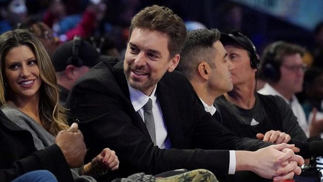 Pau Gasol na snímku z loňského února při Utkání hvězd. Pau Gasol na snímku z loňského února při Utkání hvězd.