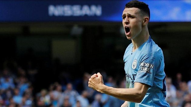 Phil Foden, autor vítězného gólu Manchesteru City v utkání Premier League s Tottenhamem. Phil Foden, autor vítězného gólu Manchesteru City v utkání Premier League s Tottenhamem.