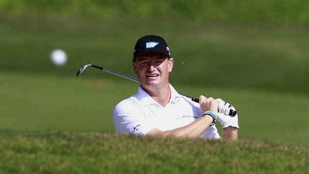 Golfista Ernie Els z Jihoafrické republiky Golfista Ernie Els z Jihoafrické republiky