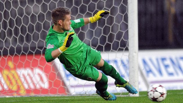 Brankář Sparty Tomáš Vaclík. Brankář Sparty Tomáš Vaclík.