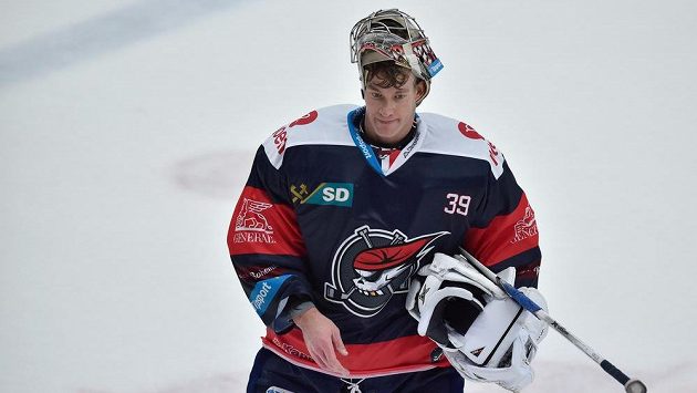 Brankář Chomutova Justin Peters se předvedl ve velmi dobrém světle Brankář Chomutova Justin Peters se předvedl ve velmi dobrém světle