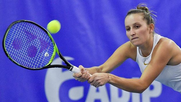 Trumf I. ČLTK Praha ve finále tenisové extraligy smíšených družstev - Markéta Vondroušová. Trumf I. ČLTK Praha ve finále tenisové extraligy smíšených družstev - Markéta Vondroušová.