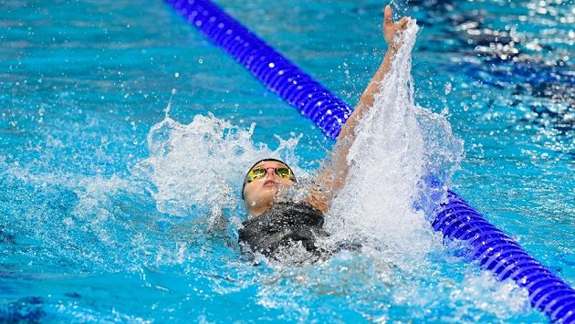 Česká plavkyně Simona Kubová na archivnín snímku. Česká plavkyně Simona Kubová na archivnín snímku.