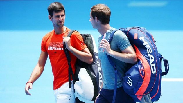 Novak Djokovič a Andy Murray. Novak Djokovič a Andy Murray.