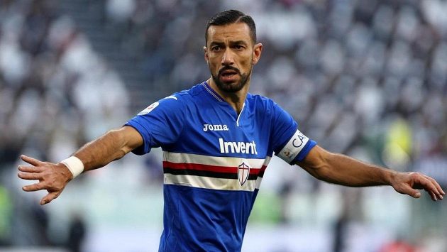 Fabio Quagliarella ze Sampdorie Janov potvrzuje roli kanonýra. Fabio Quagliarella ze Sampdorie Janov potvrzuje roli kanonýra.