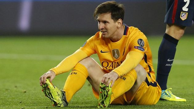 Lionel Messii se ani v odvetě s Atlétikem Madrid střelecky neprosadil. Lionel Messii se ani v odvetě s Atlétikem Madrid střelecky neprosadil.