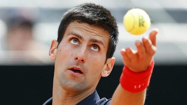 Novak Djokovič na turnaji v Římě. Novak Djokovič na turnaji v Římě.
