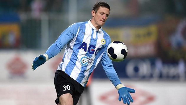Teplický brankář Tomáš Grigar Teplický brankář Tomáš Grigar