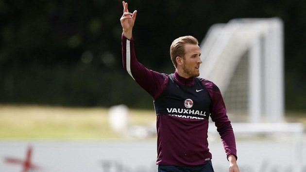 Anglický fotbalový reprezentant Harry Kane. Anglický fotbalový reprezentant Harry Kane.