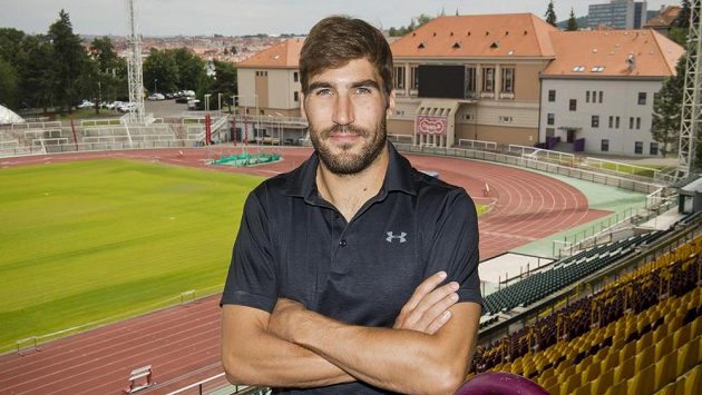David Svoboda na setkání s novináři před mistrovstvím Evropy v Minsku. David Svoboda na setkání s novináři před mistrovstvím Evropy v Minsku.