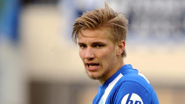 Střelec jediné branky Liberce v pohárové odvetě v Teplicích Martin Frýdek. Střelec jediné branky Liberce v pohárové odvetě v Teplicích Martin Frýdek.