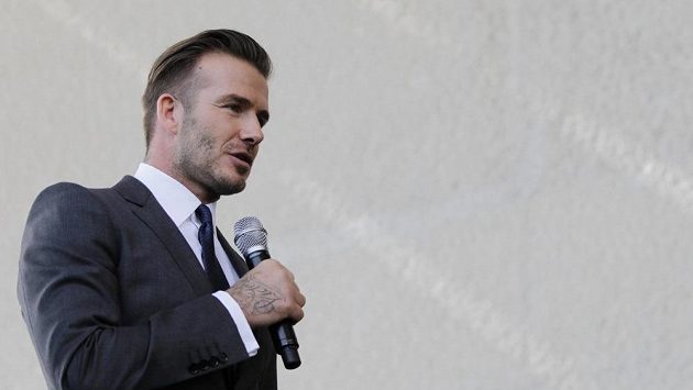David Beckham v Miami představuje plány na svůj tým v MLS. David Beckham v Miami představuje plány na svůj tým v MLS.