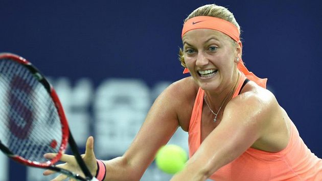Petra Kvitová během turnaje v Ču-chaji. Petra Kvitová během turnaje v Ču-chaji.