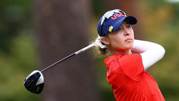 Nelly Kordová z USA je na British Open zatím na osmém místě. Nelly Kordová z USA je na British Open zatím na osmém místě.