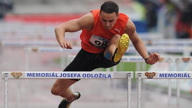 Sprinter Martin Mazáč na archivním snímku. Sprinter Martin Mazáč na archivním snímku.