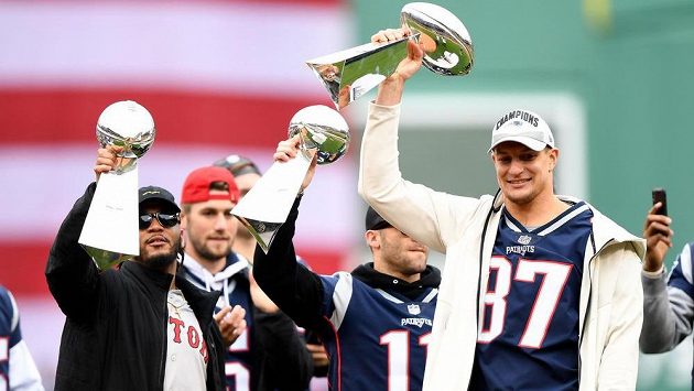 Rob Gronkowski s Lombardi Trophy. Rob Gronkowski s Lombardi Trophy.