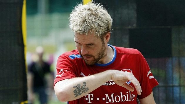 Fotbalový záložník Tomáš Hübschman. Fotbalový záložník Tomáš Hübschman.