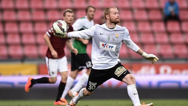 Jablonecký brankář Vlastimil Hrubý. Jablonecký brankář Vlastimil Hrubý.