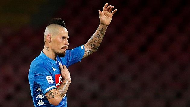 Marek Hamšík ještě v dresu Neapole. Marek Hamšík ještě v dresu Neapole.