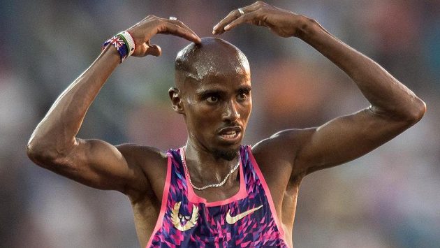 Britský vytrvalec Mo Farah na letošní Zlaté tretře v Ostravě. Britský vytrvalec Mo Farah na letošní Zlaté tretře v Ostravě.
