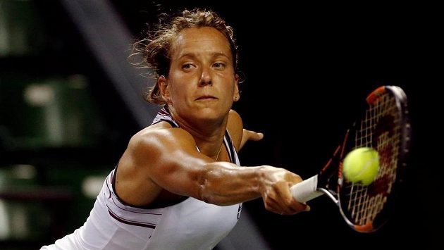 Česká tenistka Barbora Strýcová. Česká tenistka Barbora Strýcová.