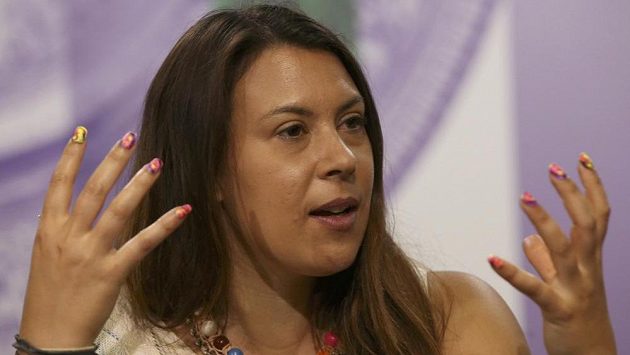 Úřadující wimbledonská vítězka Marion Bartoliová. Úřadující wimbledonská vítězka Marion Bartoliová.