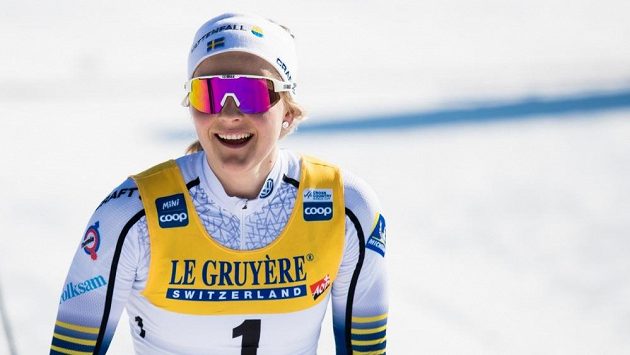 Švédská biatlonistka Stina Nilssonová Švédská biatlonistka Stina Nilssonová