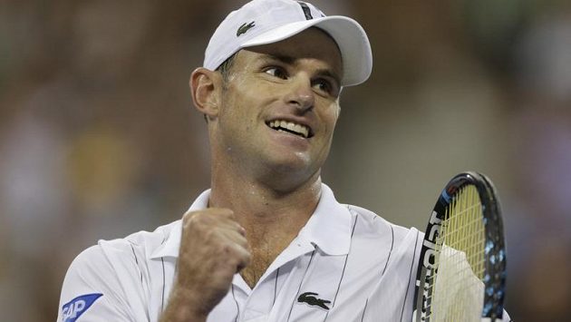 Andy Roddick si to na kurtu užíval. Andy Roddick si to na kurtu užíval.