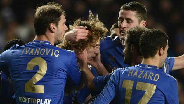 Fotbalisté Chelsea slaví jeden z gólů v Lize mistrů. Teď je čeká Sparta... Fotbalisté Chelsea slaví jeden z gólů v Lize mistrů. Teď je čeká Sparta...