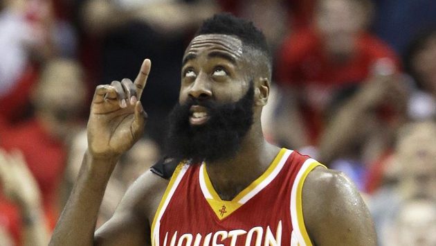 Basketbalista Houstonu James Harden Basketbalista Houstonu James Harden