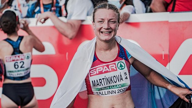 Chodkyně Eliška Martínková na ME v Tallinnu. Chodkyně Eliška Martínková na ME v Tallinnu.