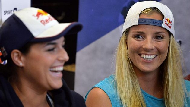 Markéta Sluková a Barbora Hermannová (vlevo). Markéta Sluková a Barbora Hermannová (vlevo).