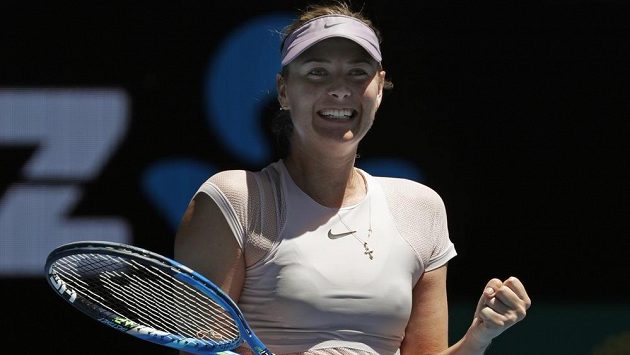 Ruska Maria Šarapovová na snímku z Australian Open Ruska Maria Šarapovová na snímku z Australian Open