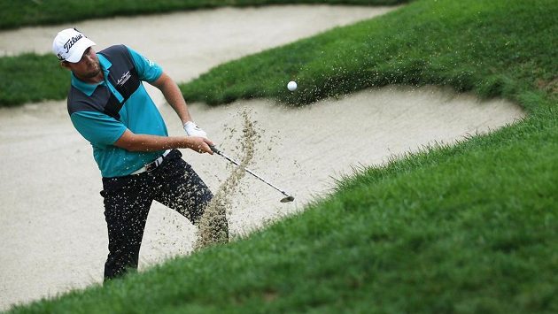 Australan Marc Leishman na Deutsche Bank Championship. Australan Marc Leishman na Deutsche Bank Championship.