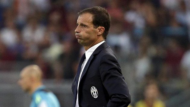 Kouč Juventusu Massimiliano Allegri - ilustrační snímek. Kouč Juventusu Massimiliano Allegri - ilustrační snímek.