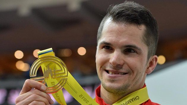 Jakub Holuša z ČR se zlatou medailí na HME v Praze. Jakub Holuša z ČR se zlatou medailí na HME v Praze.