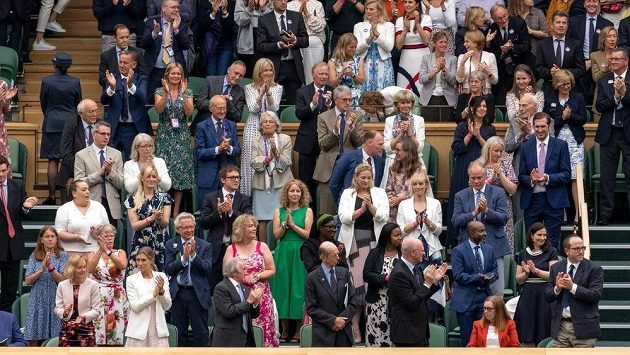 Wimbledon has an unexpected heroine.  She received a standing ovation