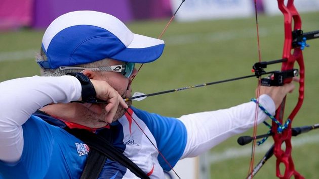 Český lukostřelec David Drahonínský soutěží na paralympijských hrách v Tokiu. Český lukostřelec David Drahonínský soutěží na paralympijských hrách v Tokiu.