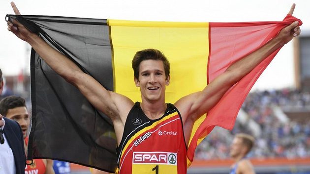 Radost belgického desetibojaře Thomase van der Plaetsena. Radost belgického desetibojaře Thomase van der Plaetsena.