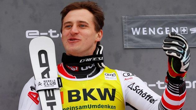 Rakušan Matthias Mayer vyhrál ve Wengenu poprvé v kariéře kombinační závod Světového poháru. Rakušan Matthias Mayer vyhrál ve Wengenu poprvé v kariéře kombinační závod Světového poháru.