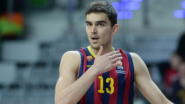 Basketbalista Tomáš Satoranský v dresu Barcelony. Basketbalista Tomáš Satoranský v dresu Barcelony.