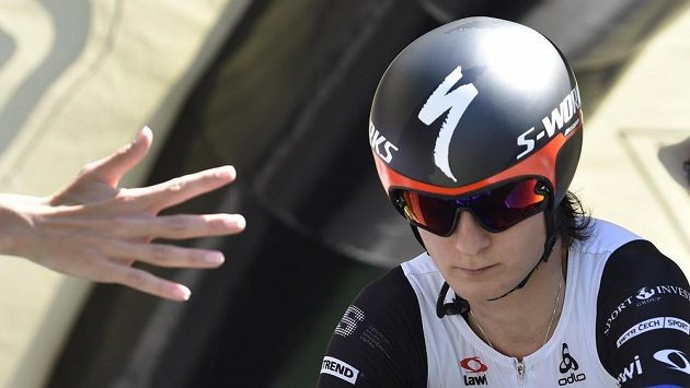Martina Sáblíková na mistrovství České republiky a Slovenska v silniční cyklistice. Martina Sáblíková na mistrovství České republiky a Slovenska v silniční cyklistice.