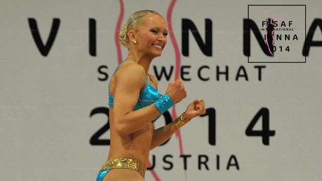 Tamara Jiříková se raduje z triumfu na mistrovství Evropy. Tamara Jiříková se raduje z triumfu na mistrovství Evropy.