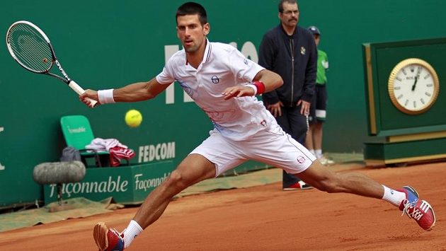 Novak Djokovič na turnaji v Monte Carlu Novak Djokovič na turnaji v Monte Carlu