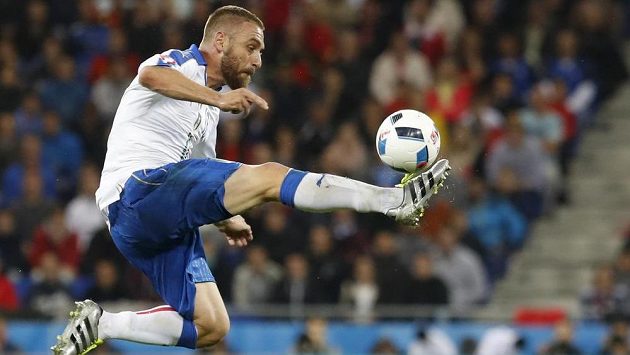Daniele De Rossi v utkání proti Belgii. Daniele De Rossi v utkání proti Belgii.